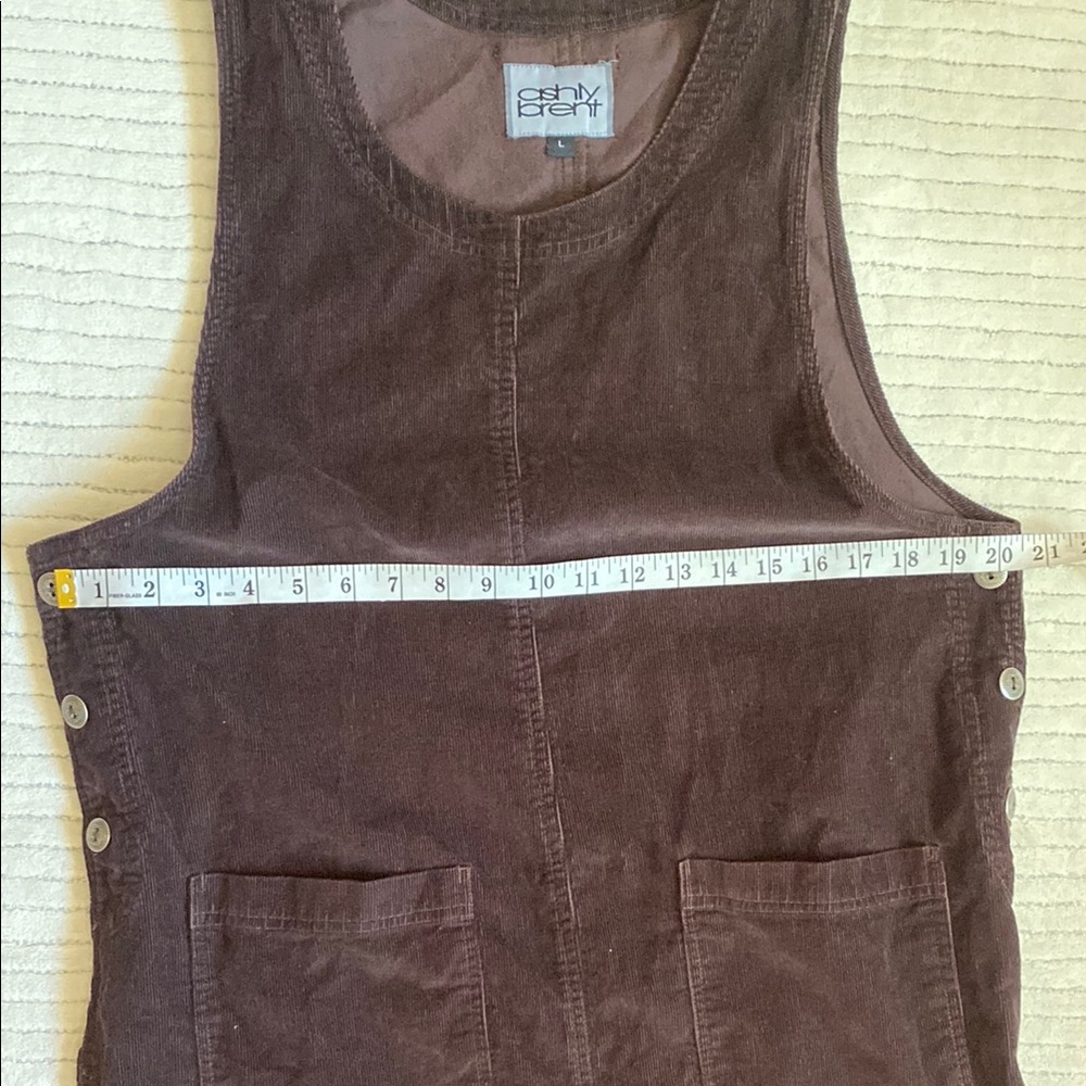 ASHLY BRENT Elegant Brown Sleeveless Dress - Picture 7 of 10